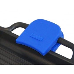 Paire de maniques silicone bleue