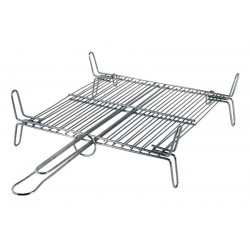 Double grille à Barbecue en acier (35x40cm)