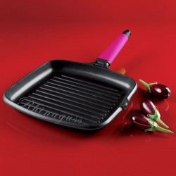 Grill viande Induction 22x22cm Fundix manche démontable