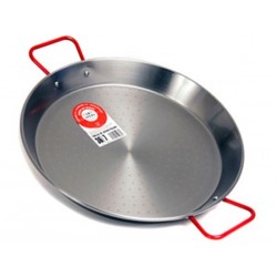 Plat à Paella en acier 46cm