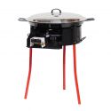 Kit à paella - BBQ50 pour 15 personnes - Plat émaillé 50cm