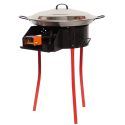 Kit à paella - BBQ40 pour 15 personnes - Plat acier 50cm