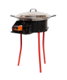 Kit à paella - BBQ50 pour 20 personnes - Plat acier 60cm